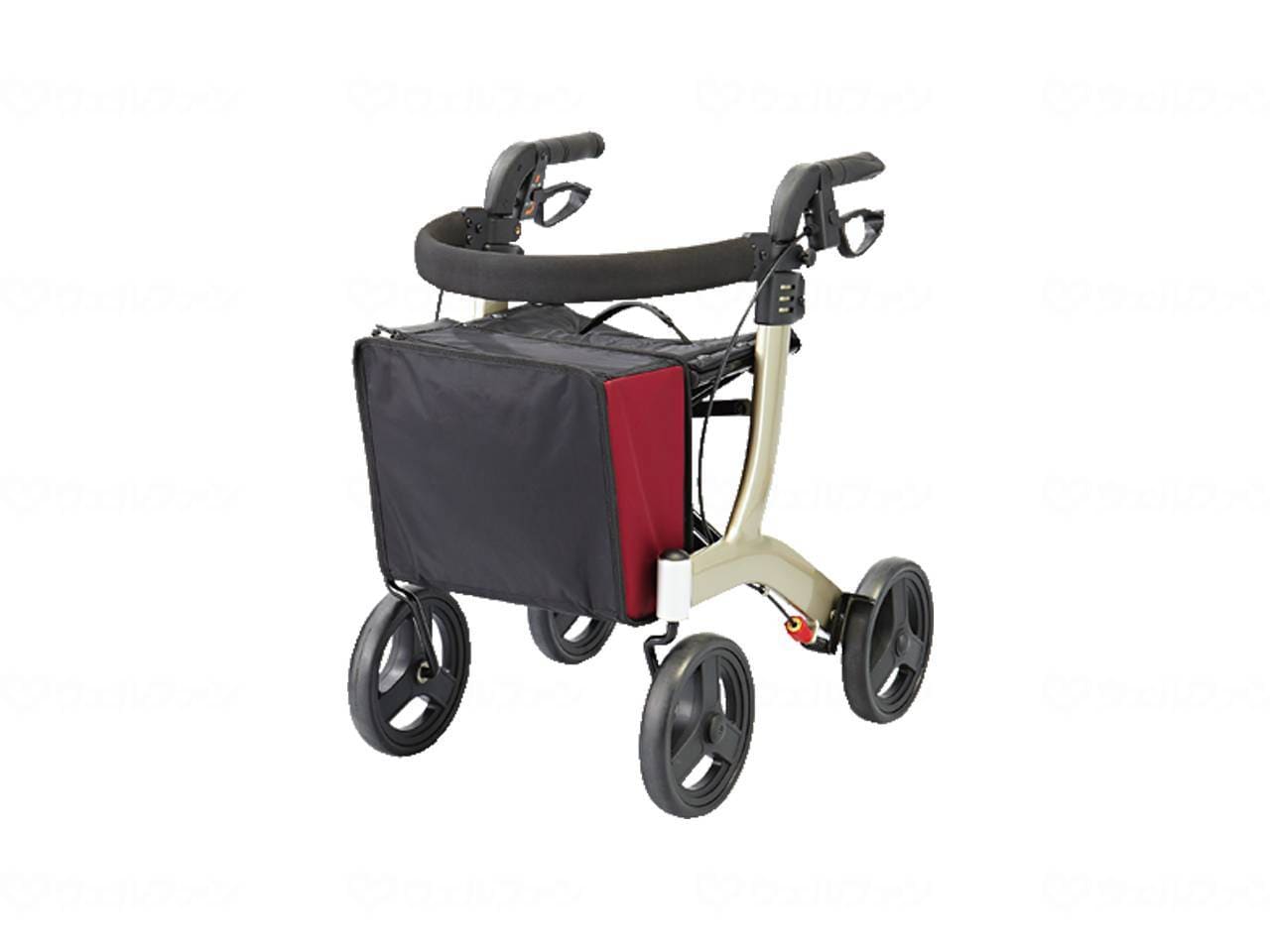 ウェルファン 歩行車 リトルターン/ワインレッド/ロータイプ 1個（ご注文単位1個）【直送品】