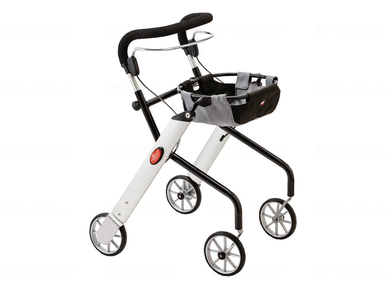 ウェルファン 室内用歩行車レッツゴーミニ/シルバー 1個（ご注文単位1個）【直送品】