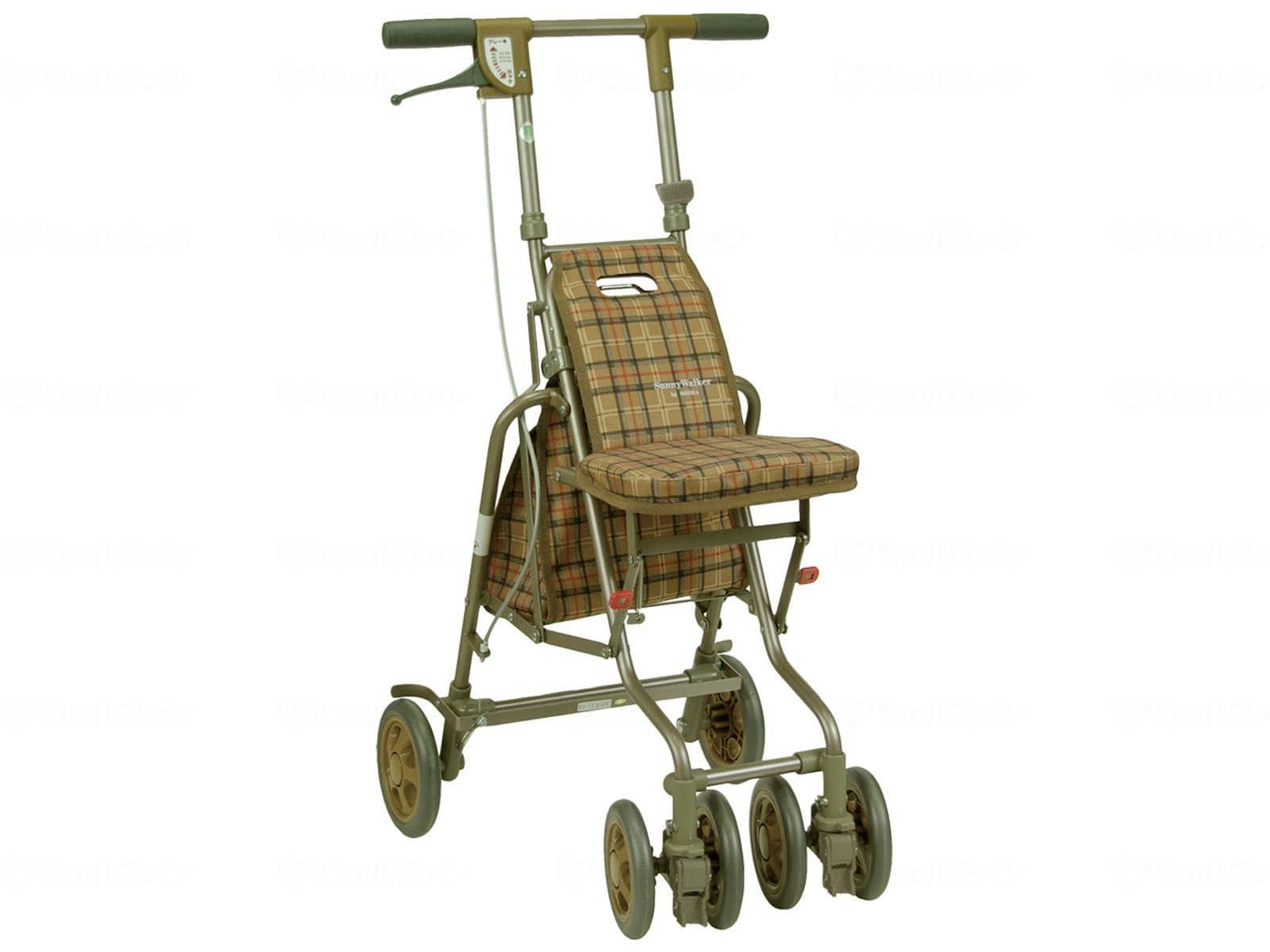 ウェルファン サニーウォーカーAW-Ⅲ/CLブラウン 1個（ご注文単位1個）【直送品】