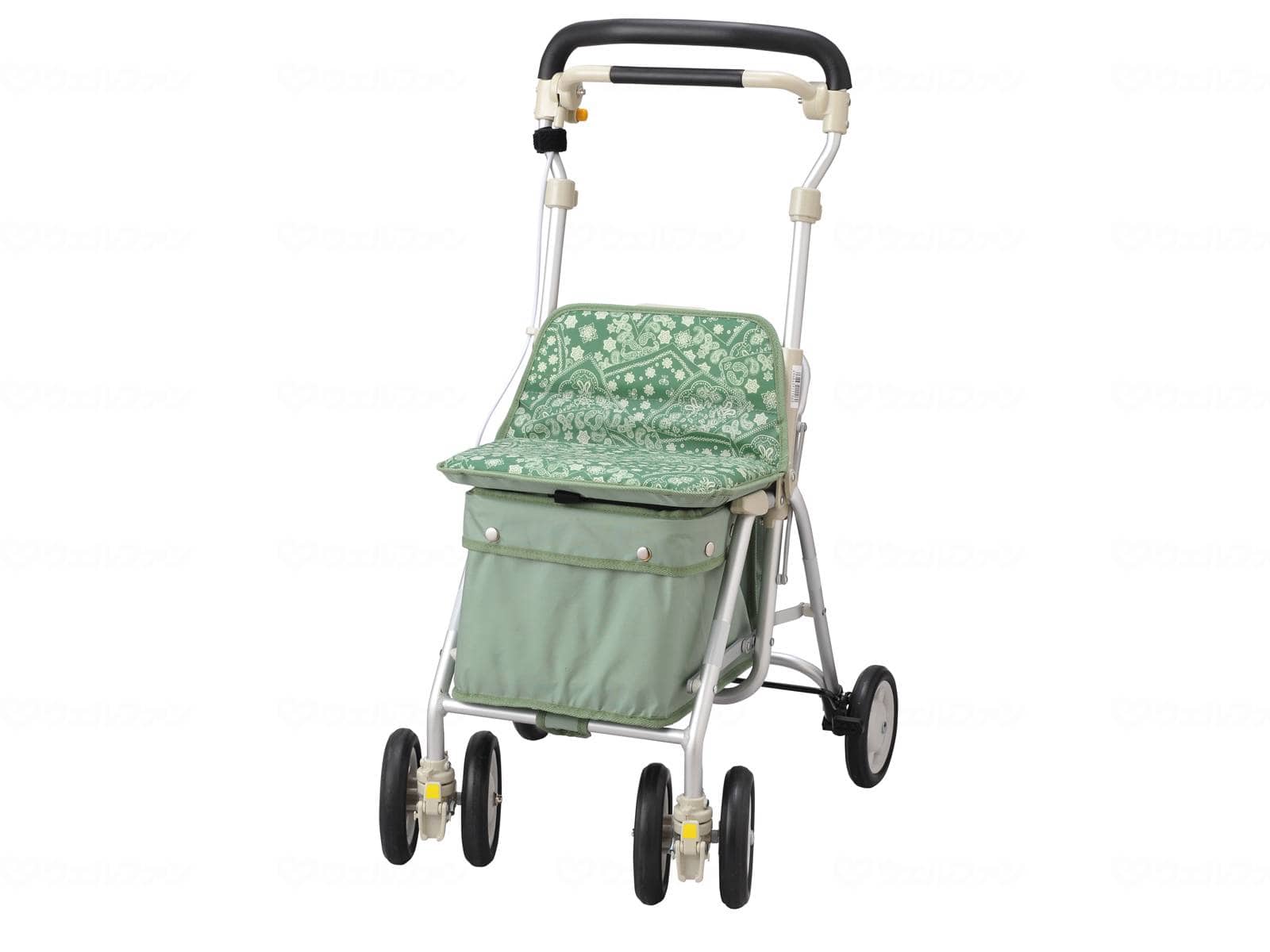 ウェルファン ヘルスバッグ ライトミニM/ペイズリーLグリーン 1個（ご注文単位1個）【直送品】