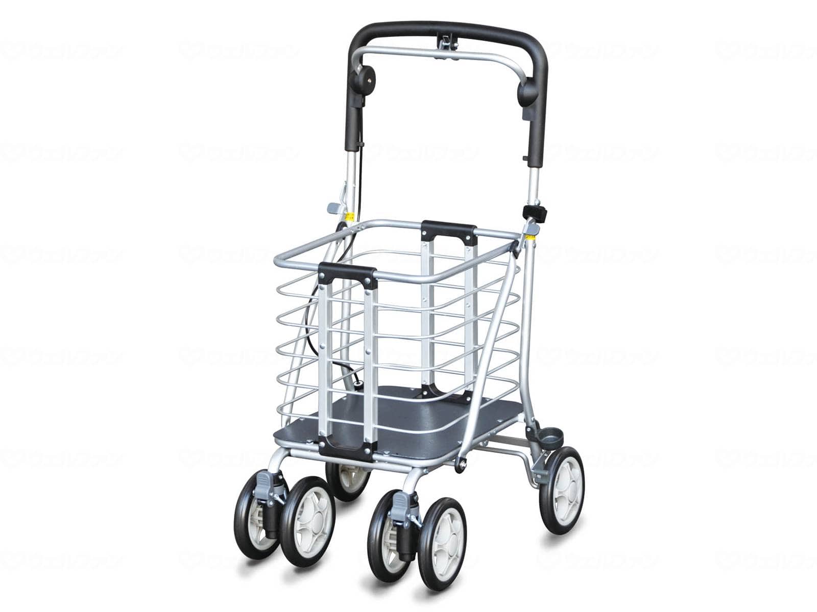 ウェルファン アルミワゴンM-Ⅱ 1個（ご注文単位1個）【直送品】