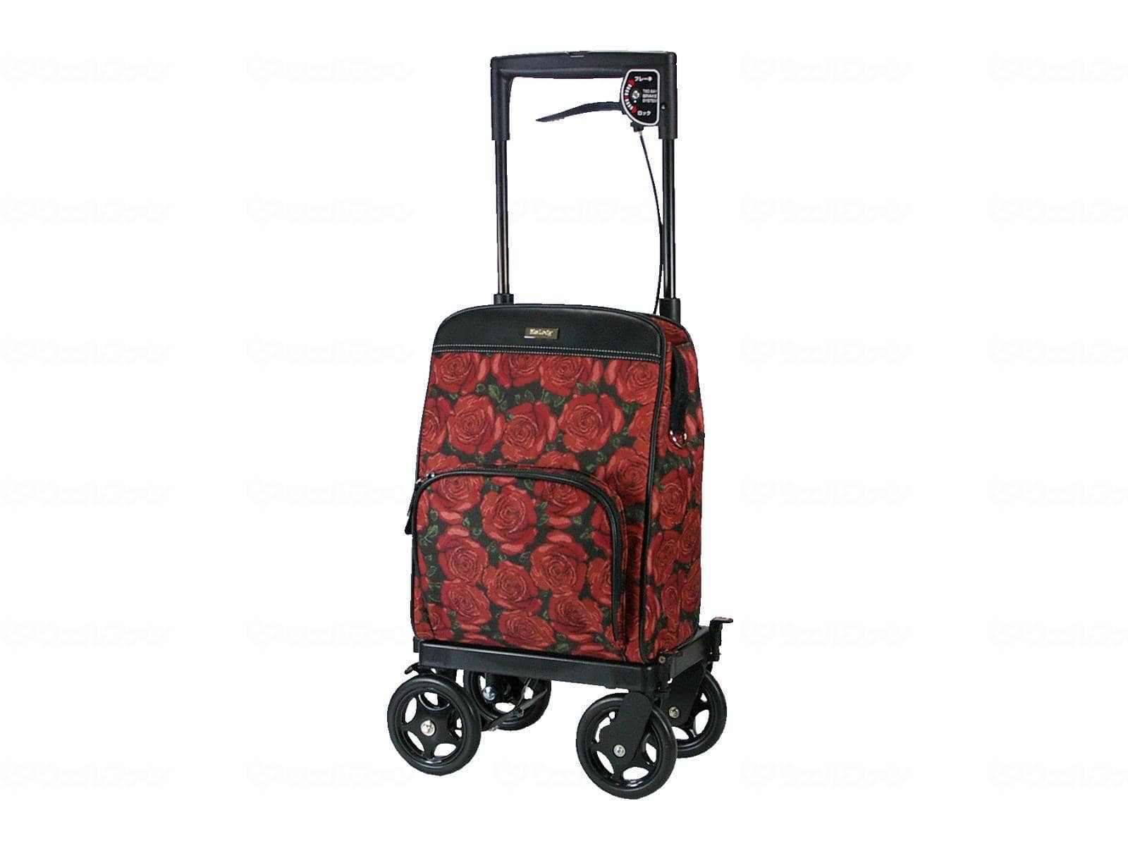 ウェルファン サイドカー メロディ プリモ(ブレーキ付き)/ローズ柄R/左用 1個（ご注文単位1個）【直送品】