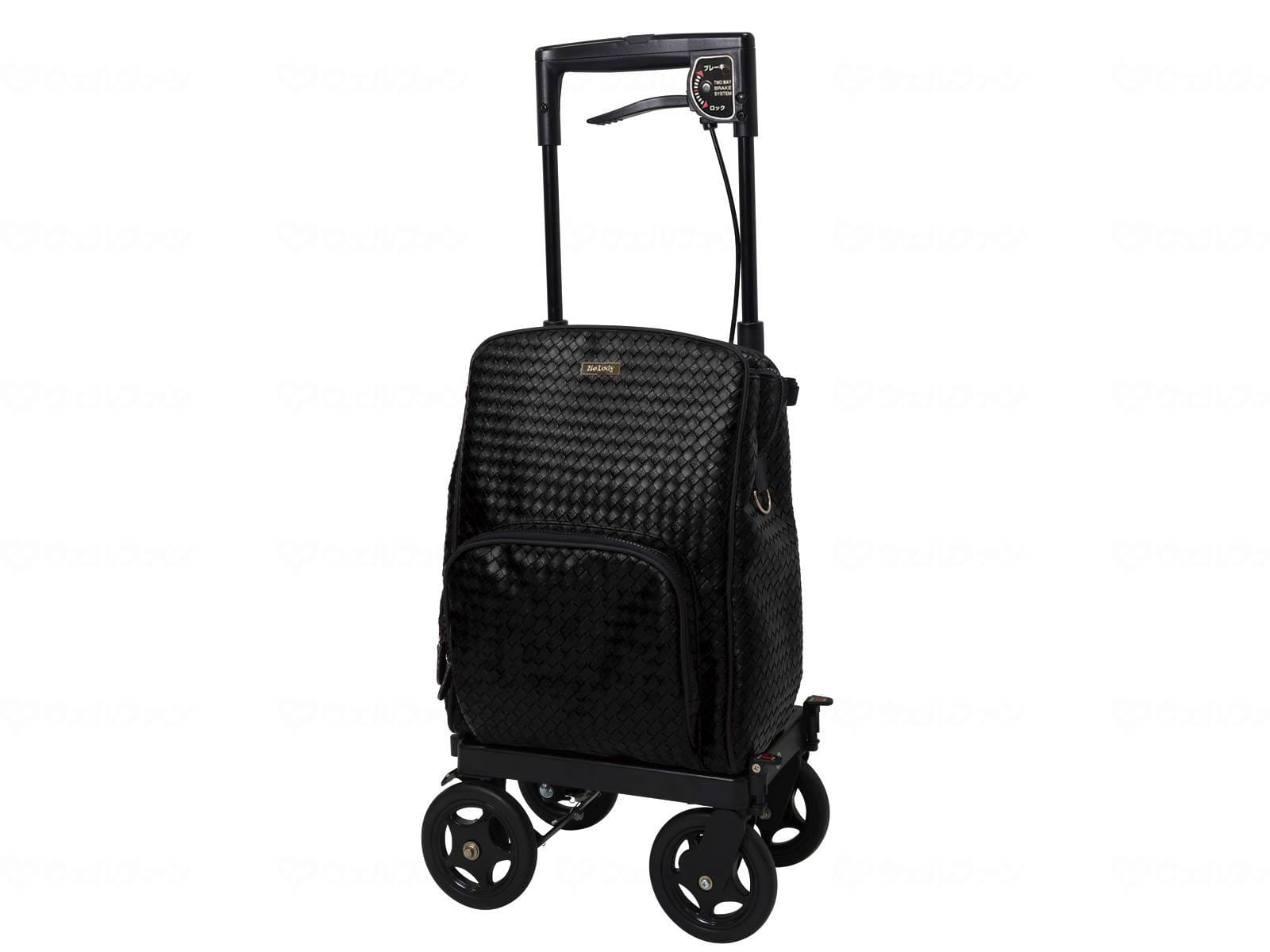 ウェルファン サイドカー メロディ プリモ(ブレーキ付き)/メッシュBK/右用 1個（ご注文単位1個）【直送品】