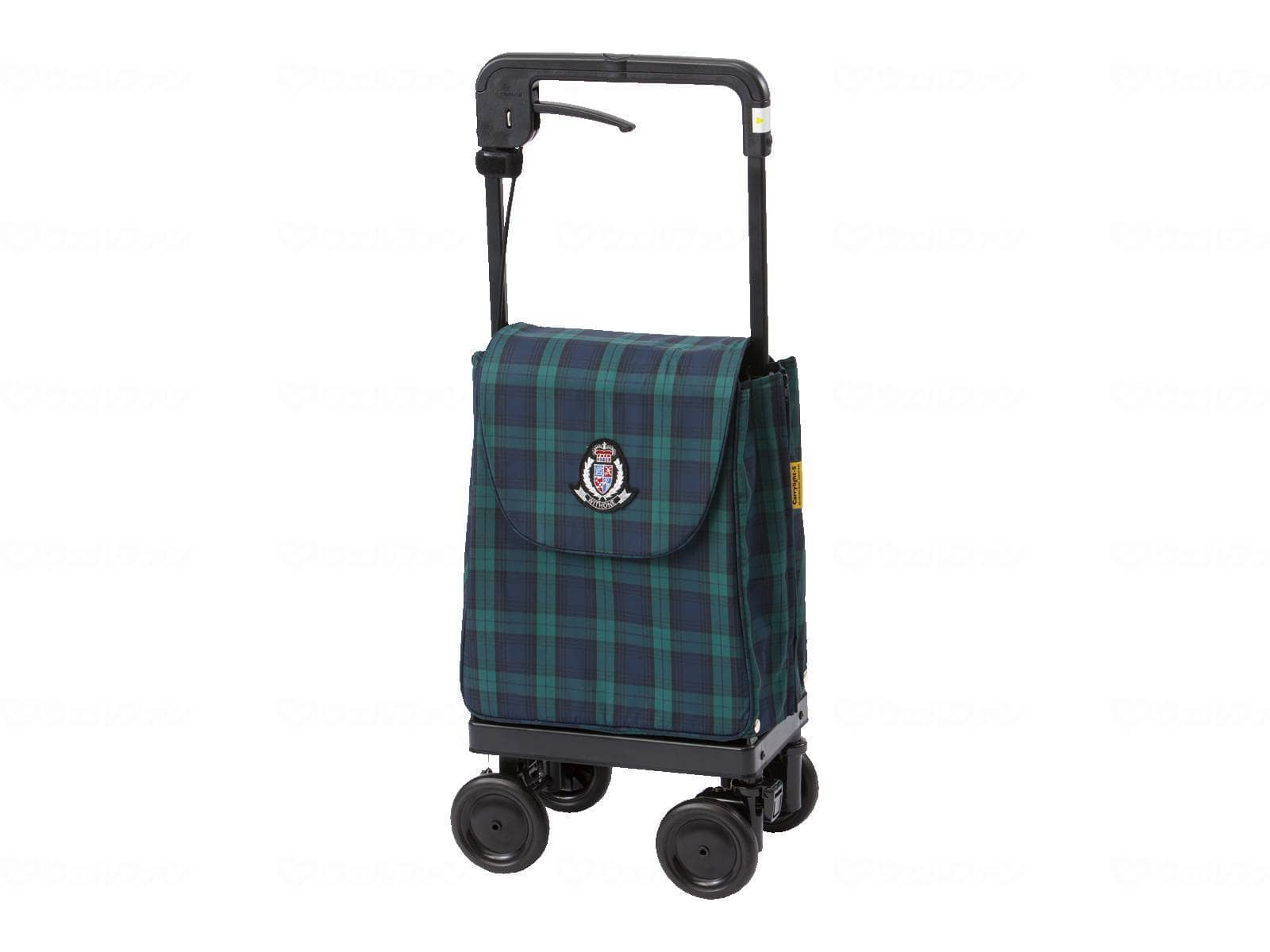 ウェルファン キャリーライトSN/タータングリーン 1個（ご注文単位1個）【直送品】