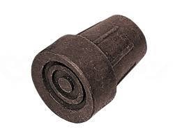 ウェルファン ロフストランドクラッチTY132用 先ゴムφ18 茶 1個(ご注文単位1個)【直送品】