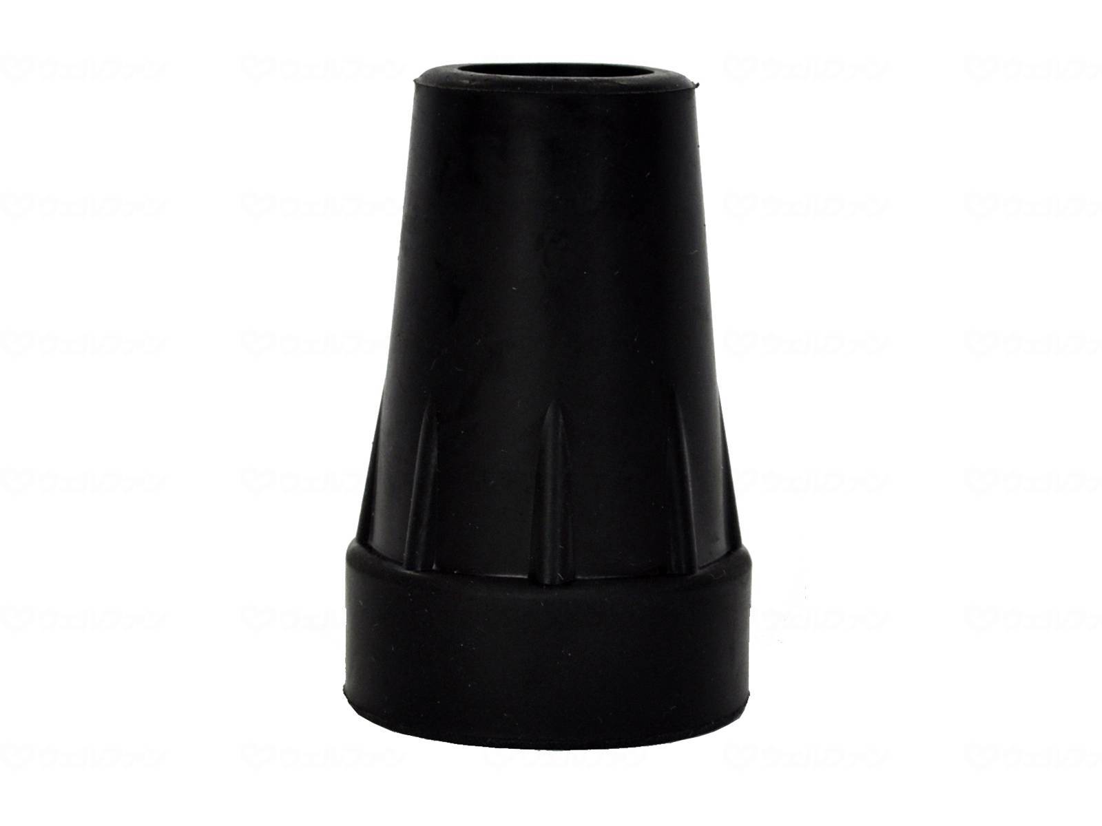 ウェルファン 杖用ゴムチップ ブラック 16φ 1個（ご注文単位1個）【直送品】