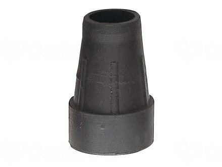 ウェルファン ステッキ用 替ゴム ブラック 16φ 1個(ご注文単位1個)【直送品】