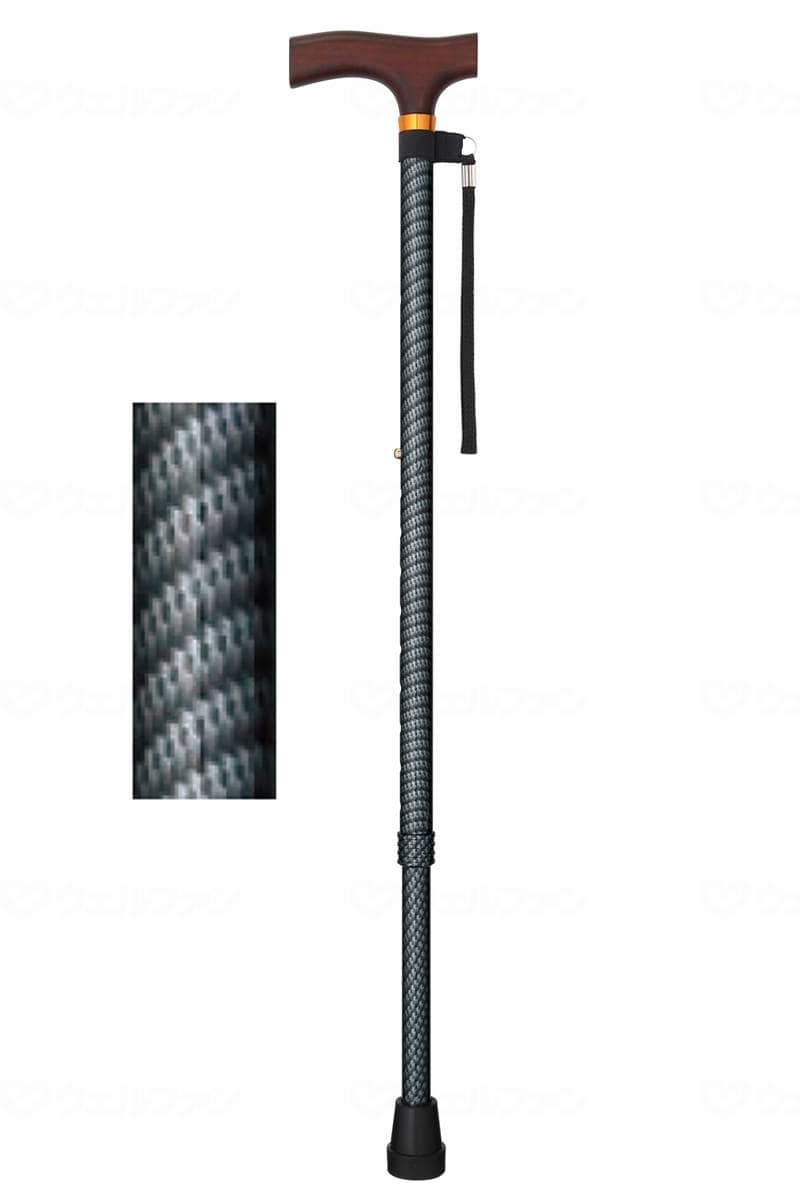 ウェルファン ベーシック 伸縮S・M兼用 カーボンライク 1個(ご注文単位1個)【直送品】