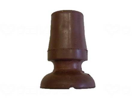 ウェルファン ステッキ用 替ゴム 16mm用DX ブラウン 1個(ご注文単位1個)【直送品】