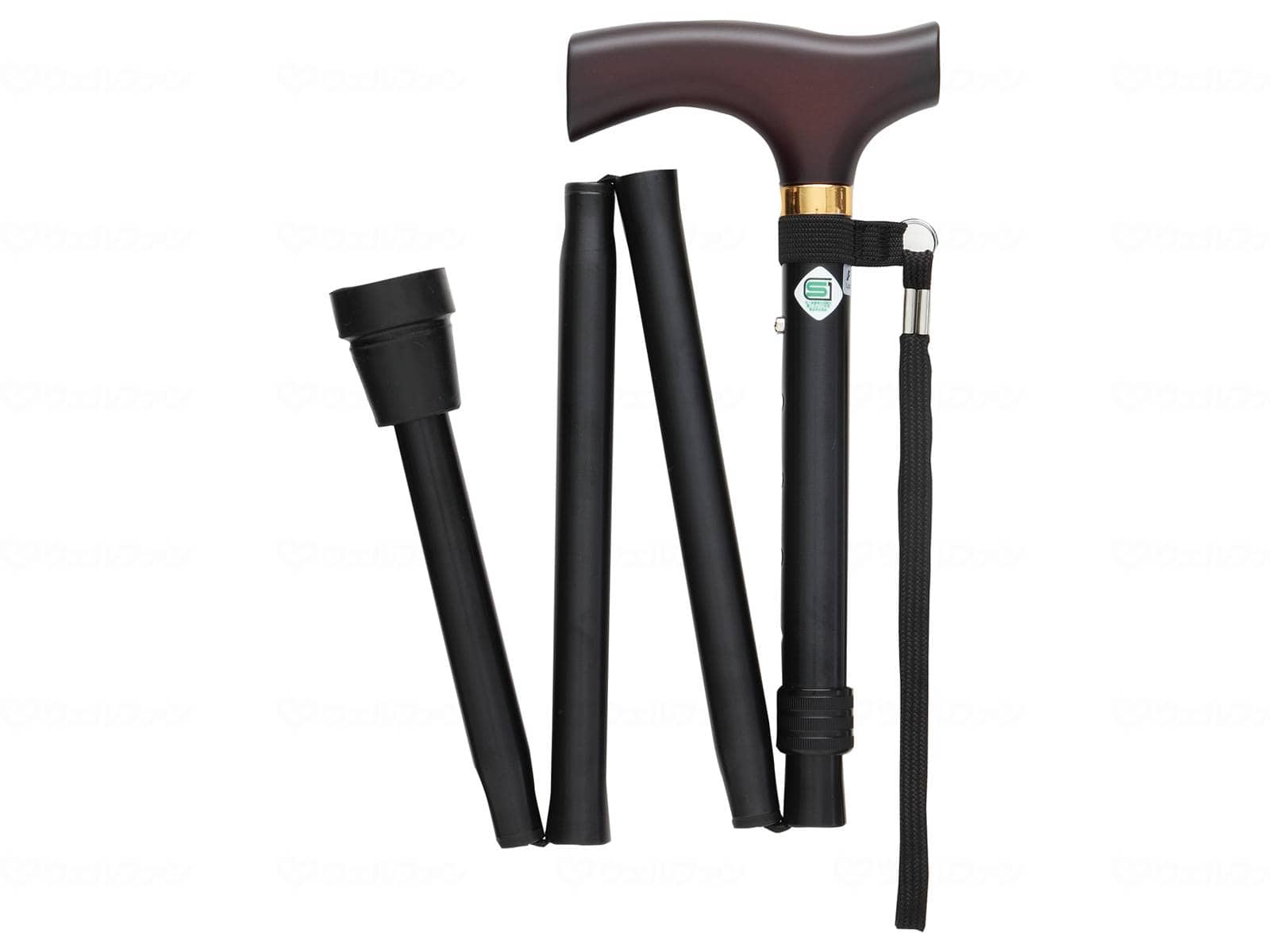 ウェルファン ベーシック 折畳 ブラック M 1個(ご注文単位1個)【直送品】