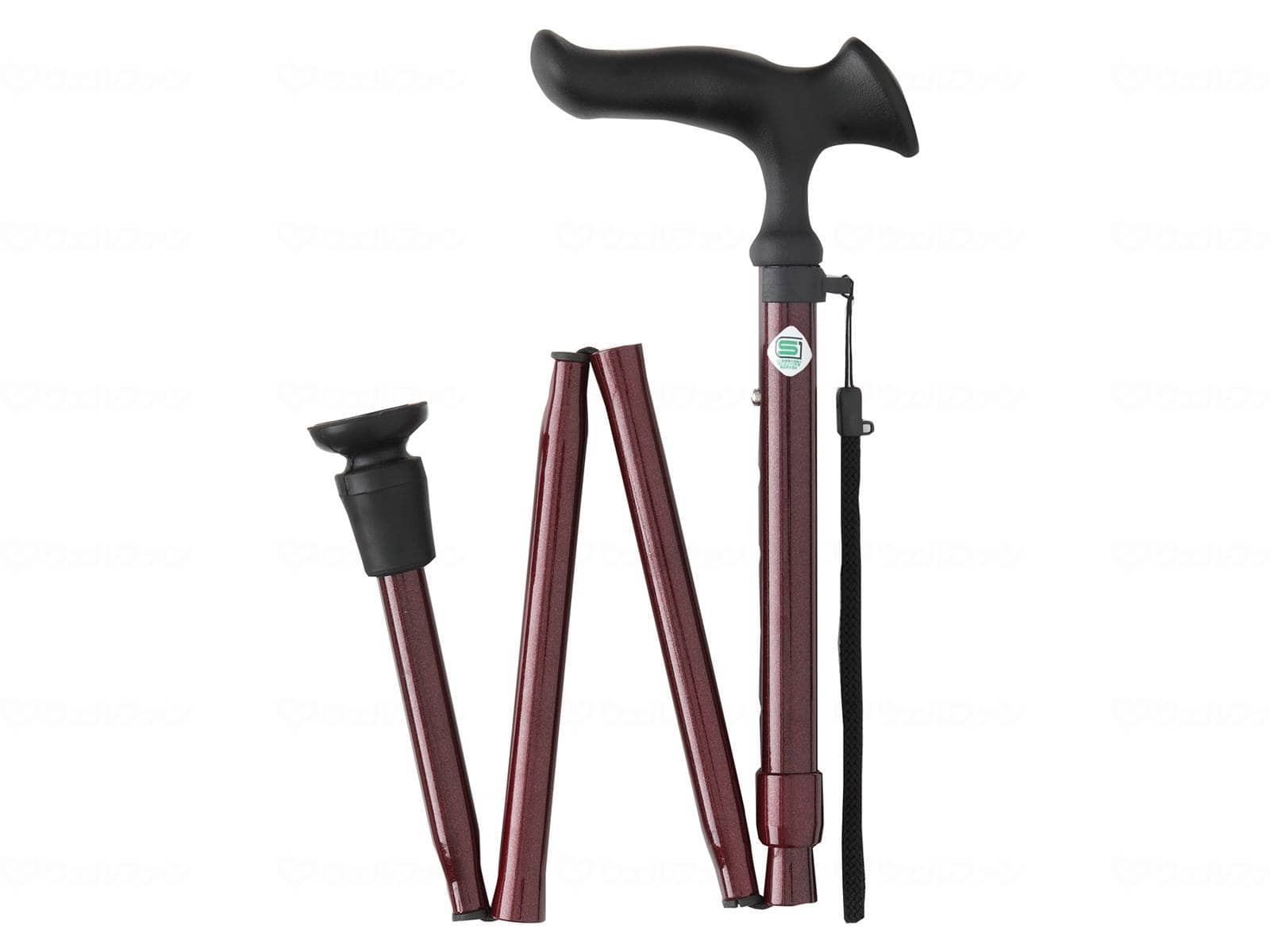 ウェルファン かるがもE 折畳S レッド 1個(ご注文単位1個)【直送品】