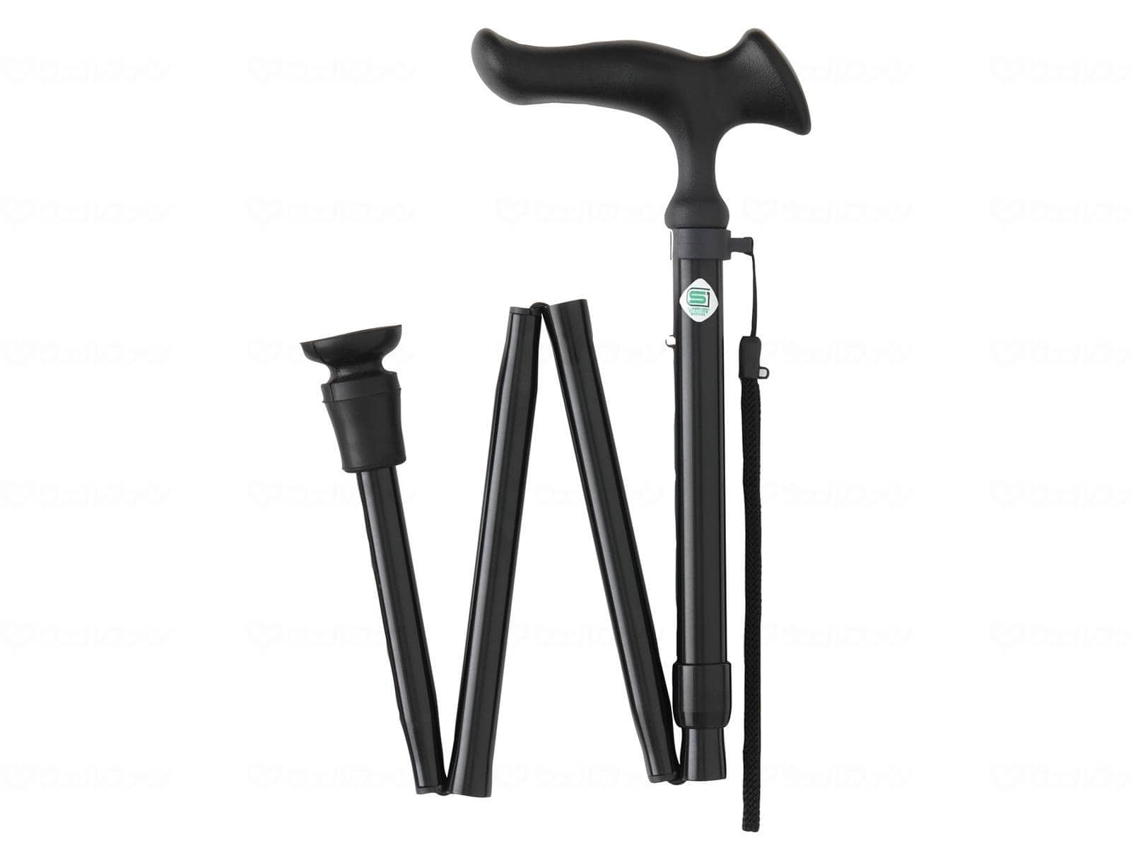 ウェルファン かるがもE 折畳S ブラック 1個(ご注文単位1個)【直送品】