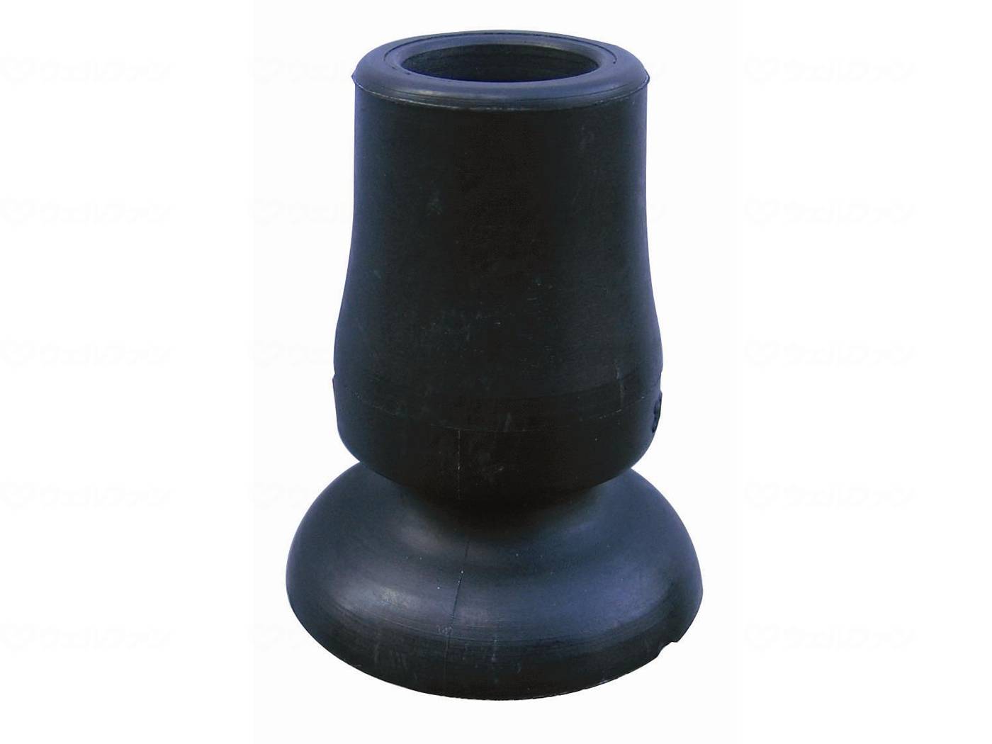 ウェルファン ステッキ用替えゴム19φDX ブラック 1個(ご注文単位1個)【直送品】