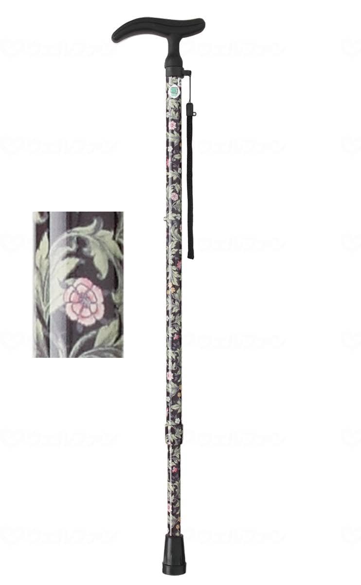 ウェルファン アクティブ グレース 伸縮S ブラック 1個(ご注文単位1個)【直送品】