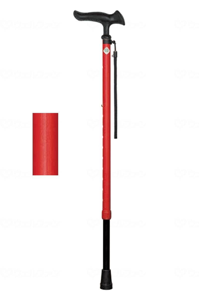 ウェルファン かるがもファムⅡ 伸縮 パールレッド 1個(ご注文単位1個)【直送品】