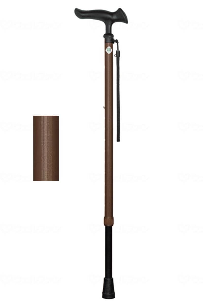 ウェルファン かるがもファムⅡ 伸縮 パールブラウン 1個(ご注文単位1個)【直送品】