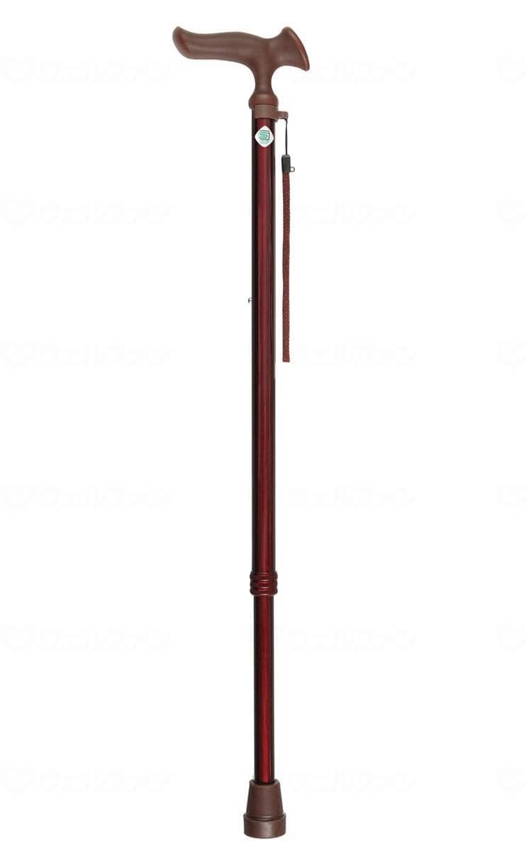 ウェルファン かるがも オム 伸縮S・M兼用 木目ミディアム 1個(ご注文単位1個)【直送品】