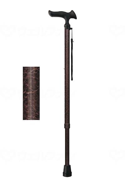 ウェルファン かるがも オム 伸縮S・M兼用 革調ブラウン 1個(ご注文単位1個)【直送品】