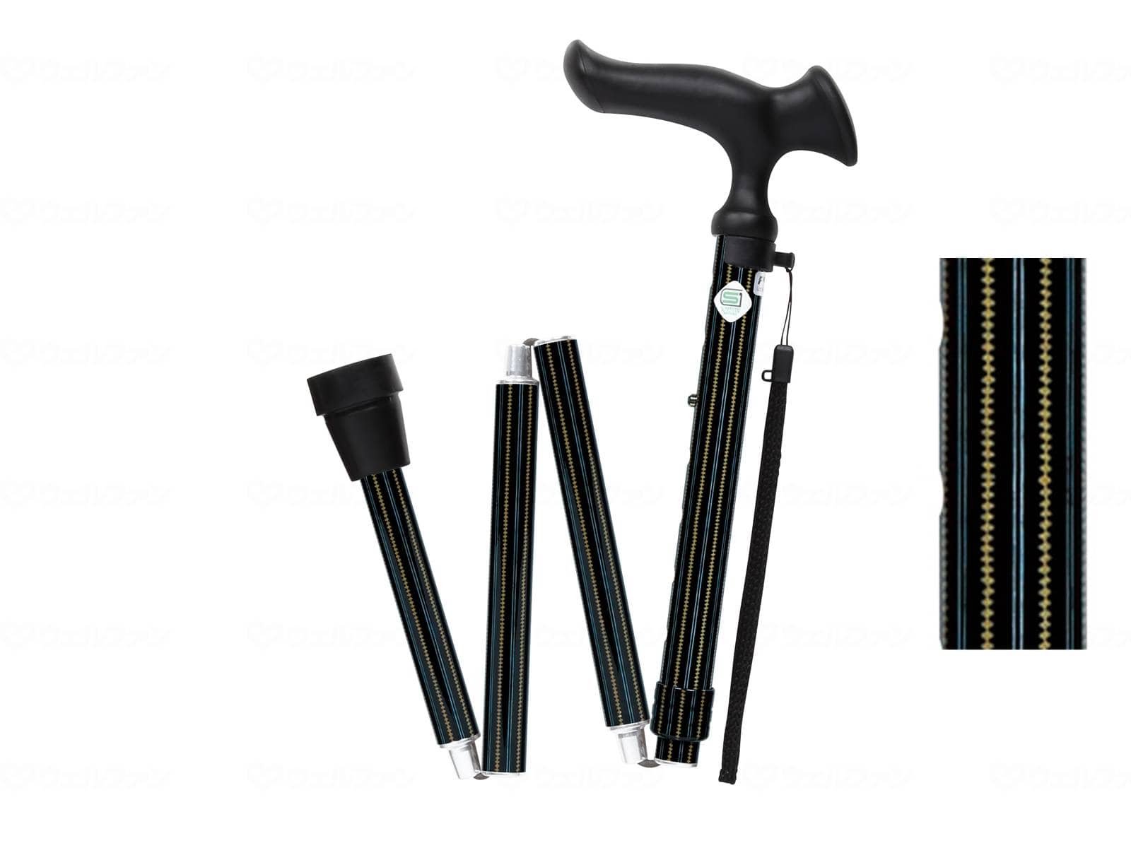 ウェルファン かるがも オム 折畳M ストライプ 1個(ご注文単位1個)【直送品】