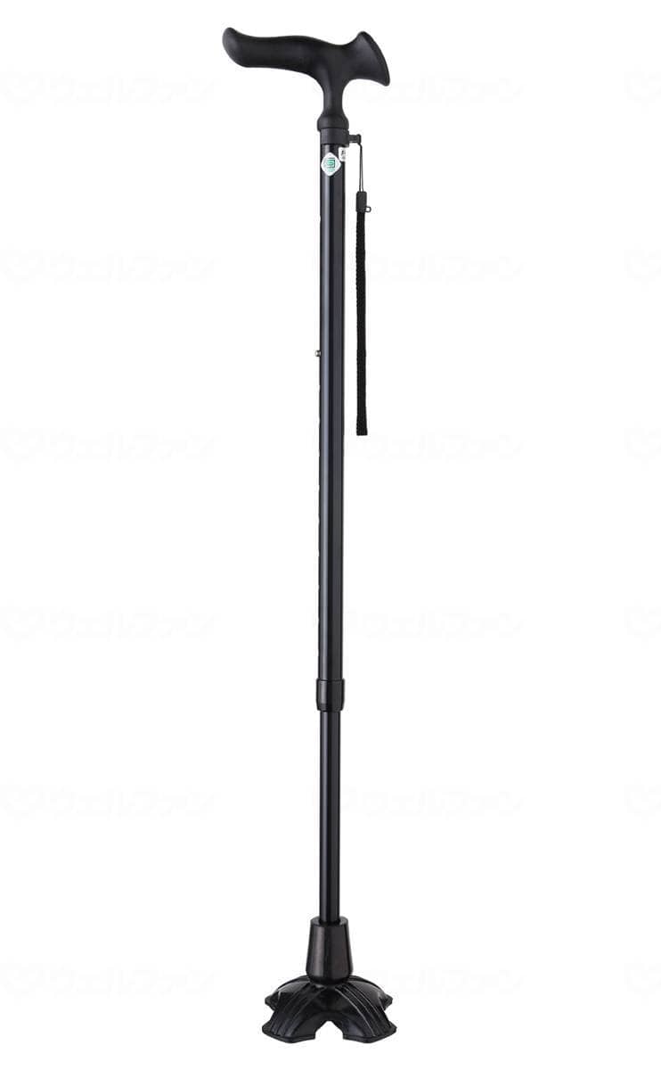 ウェルファン かるがもE　4点DX　伸縮S・M兼用 ブラック 1個（ご注文単位1個）【直送品】