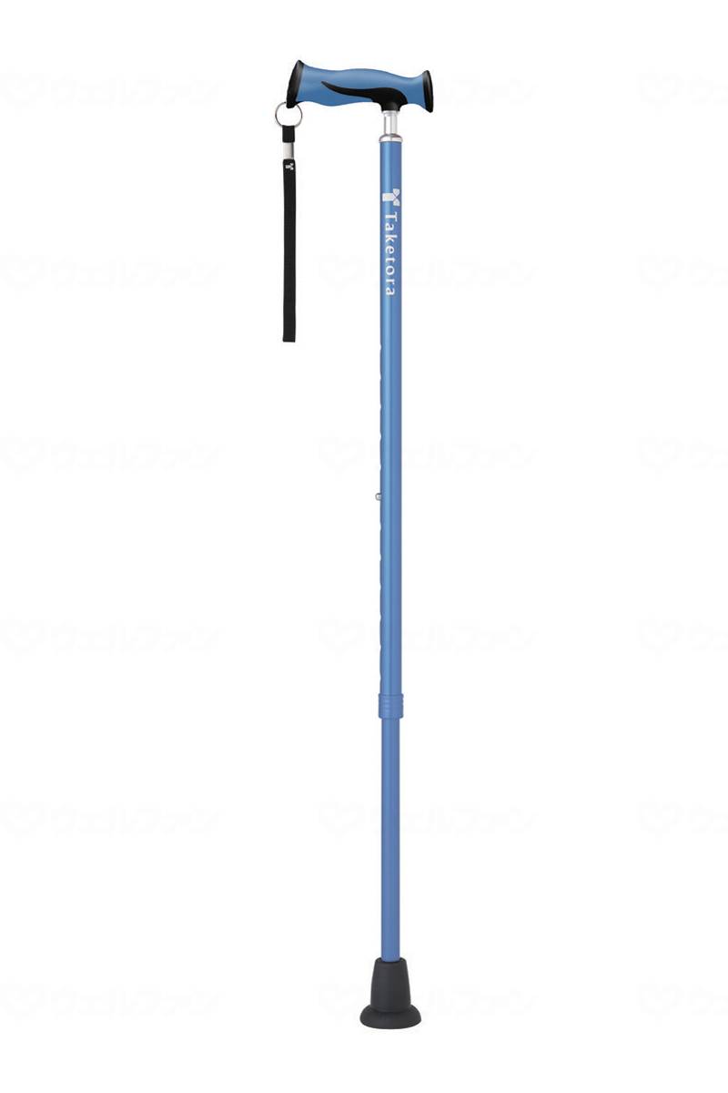 ウェルファン バンブーステッキ ブルー 1個（ご注文単位1個）【直送品】