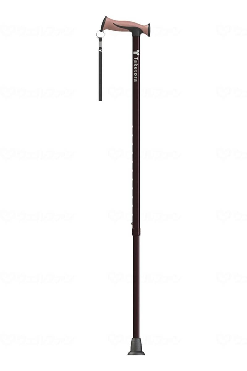 ウェルファン バンブーステッキ　ワイド ブラウン 1個（ご注文単位1個）【直送品】