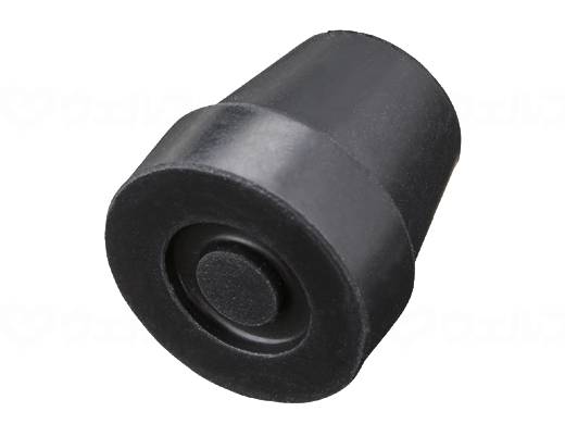 ウェルファン 杖先ゴム　ポケットステッキ用 黒 13φ 1個（ご注文単位1個）【直送品】