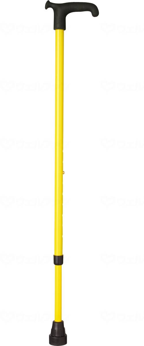 ウェルファン ドイツ　オッセンベルグ社製　伸縮杖 イエロー 1個（ご注文単位1個）【直送品】