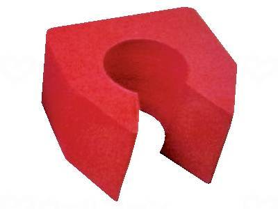 ウェルファン 杖立て　ぱっくん レッド 1個（ご注文単位1個）【直送品】