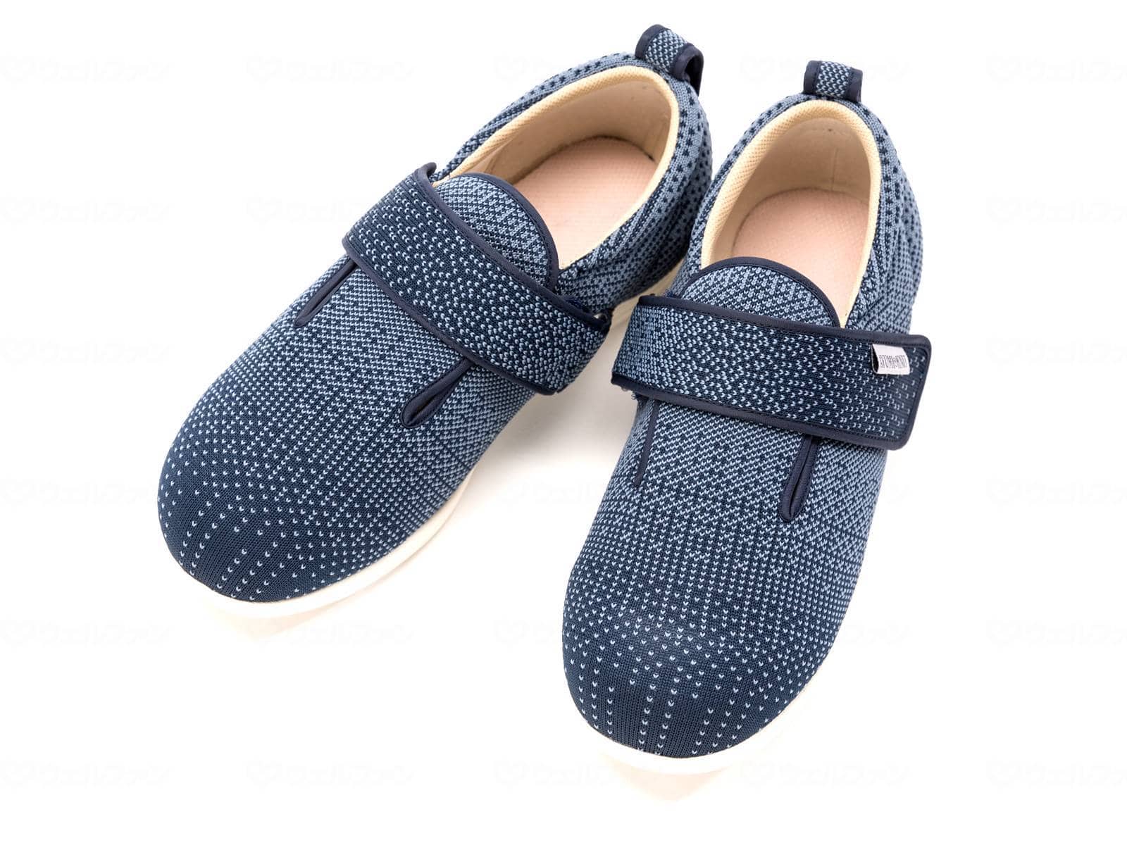 ウェルファン ダブルマジックⅢ ニット/紺/右3L 1個(ご注文単位1個)【直送品】