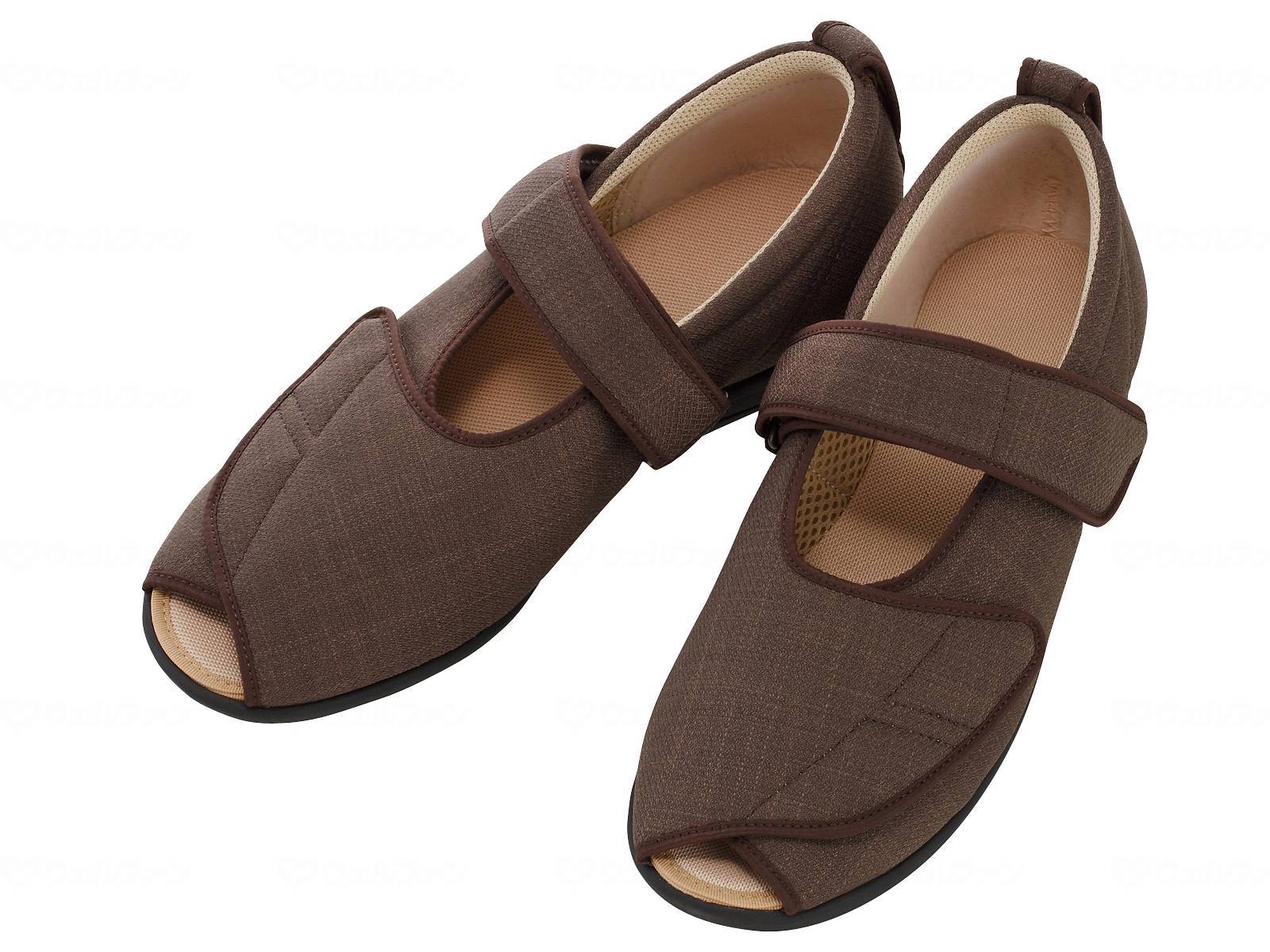 ウェルファン オープンマジックⅢ/茶/4L 1個（ご注文単位1個）【直送品】