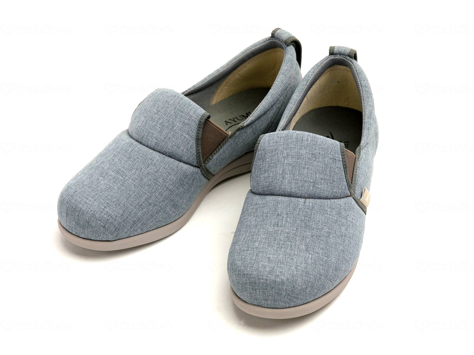 ウェルファン ゆったり簡単スリップオン/グレー/右S 1個（ご注文単位1個）【直送品】