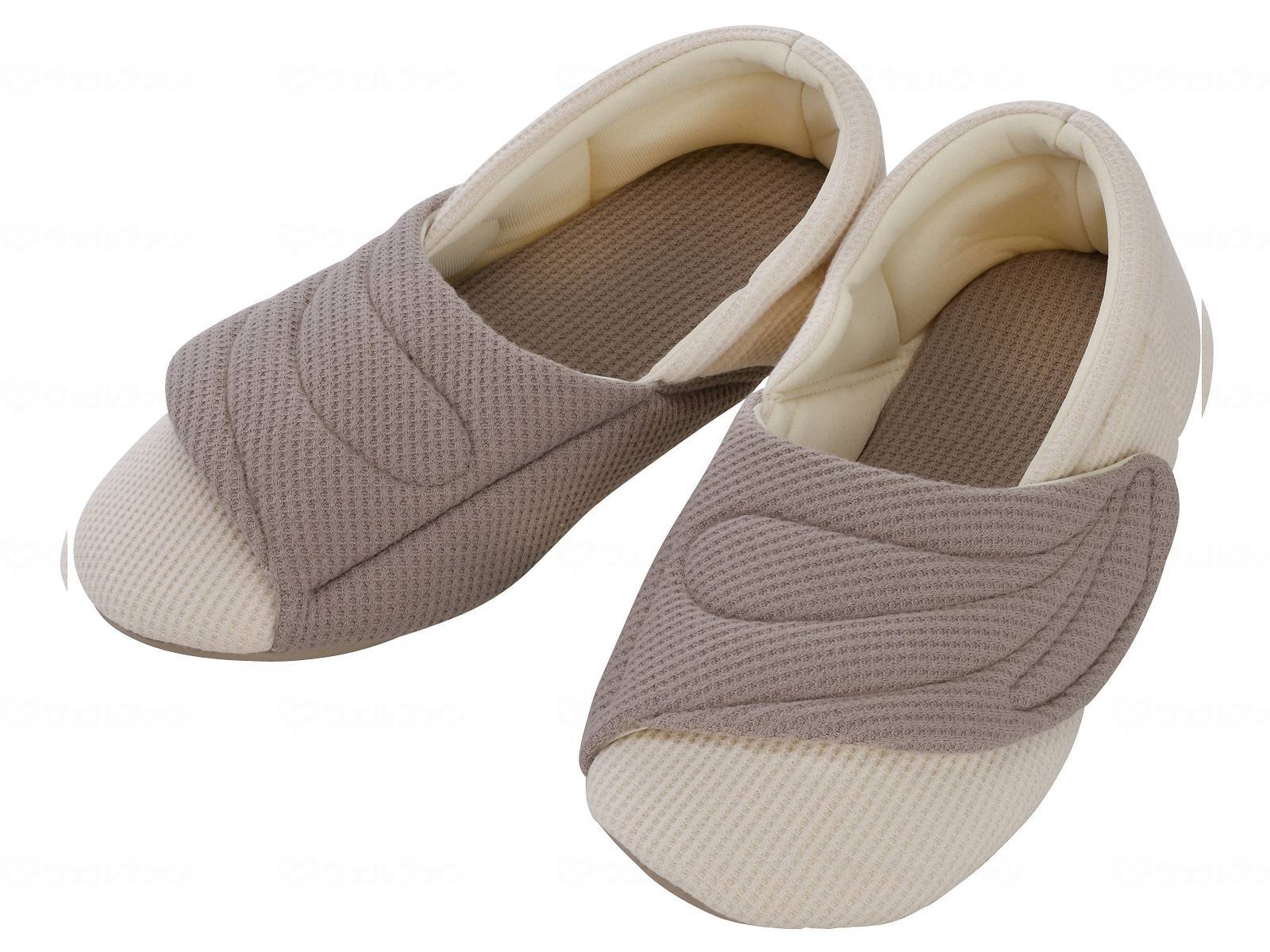 ウェルファン ワイドベルトワッフル/グレー/右L 1個（ご注文単位1個）【直送品】