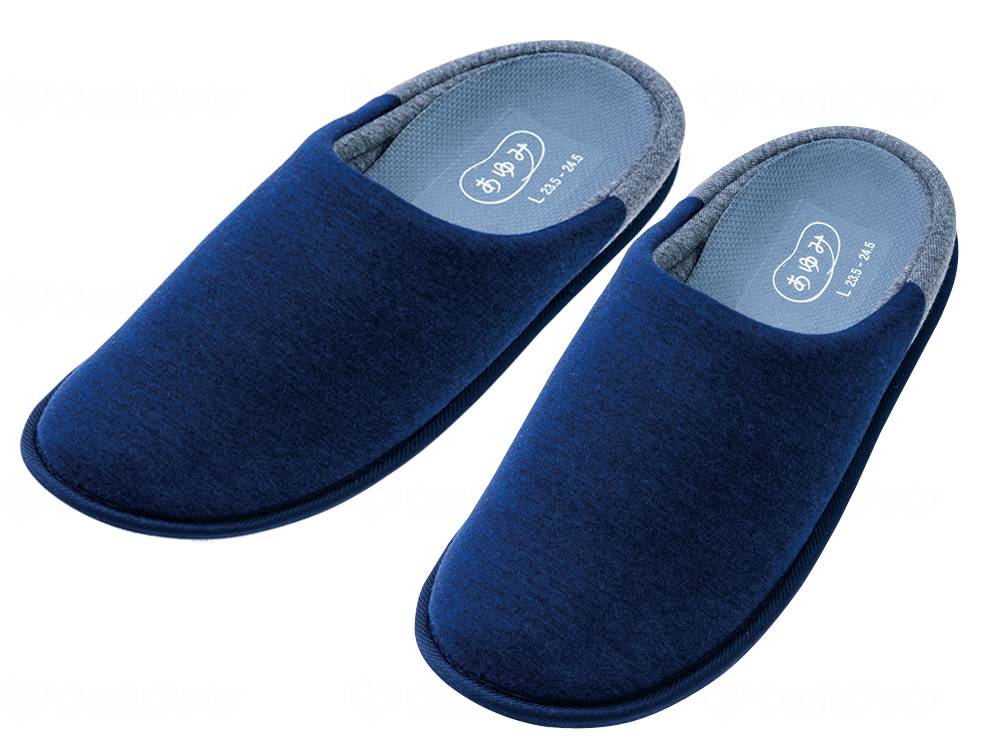 ウェルファン あゆみチャルパーⅡ/ネイビー/右LL 1個（ご注文単位1個）【直送品】