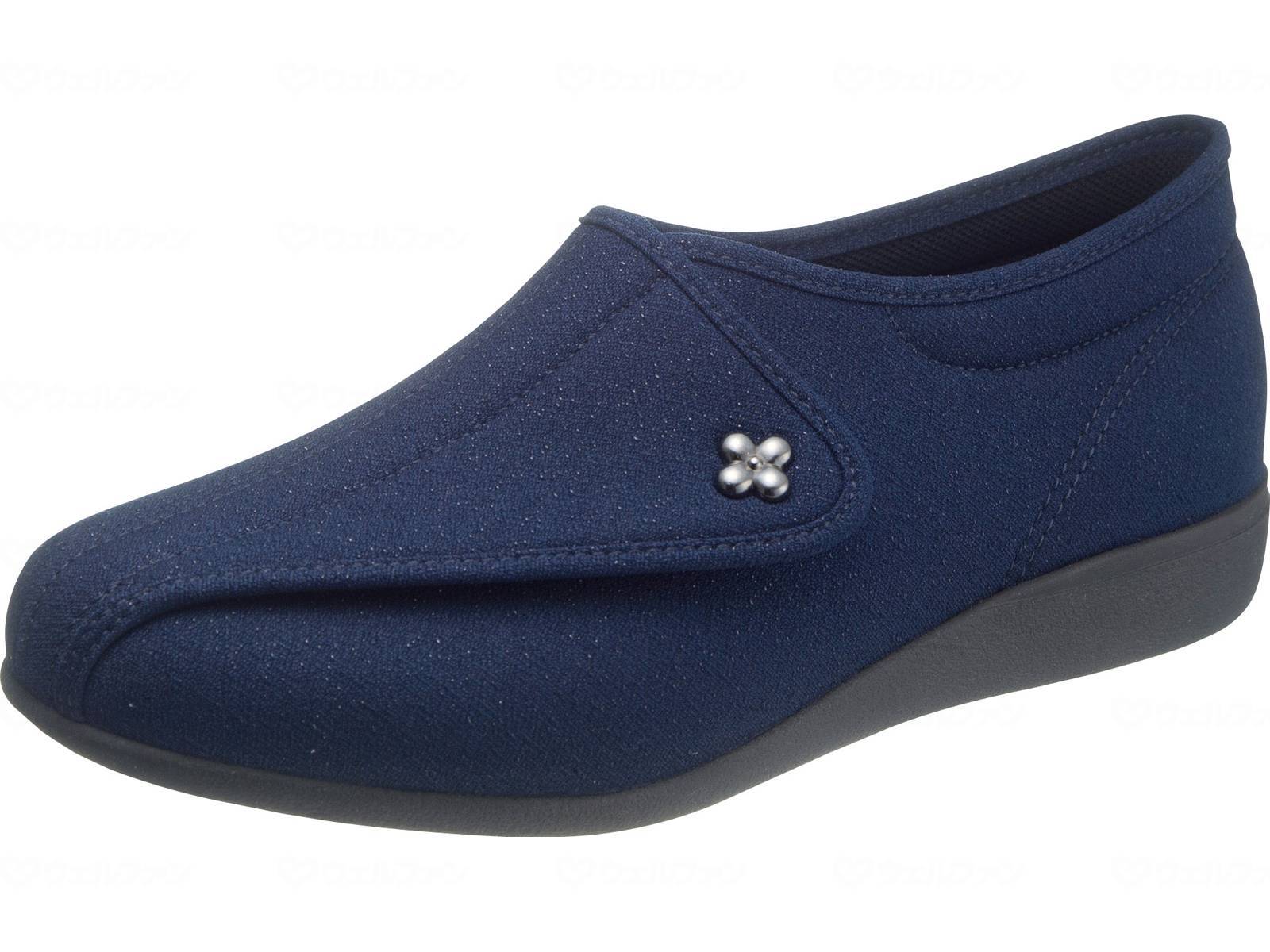 ウェルファン 快歩主義L011/ネイビーラメ/25.0cm 1個（ご注文単位1個）【直送品】