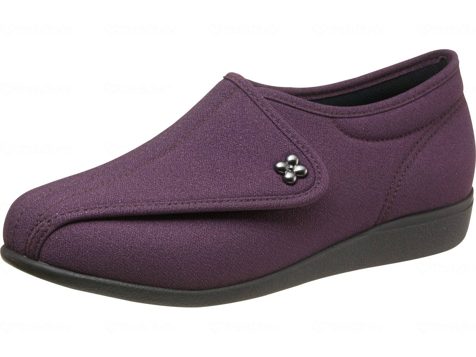 ウェルファン 快歩主義L011/パープルラメ/左22.5cm 1個（ご注文単位1個）【直送品】