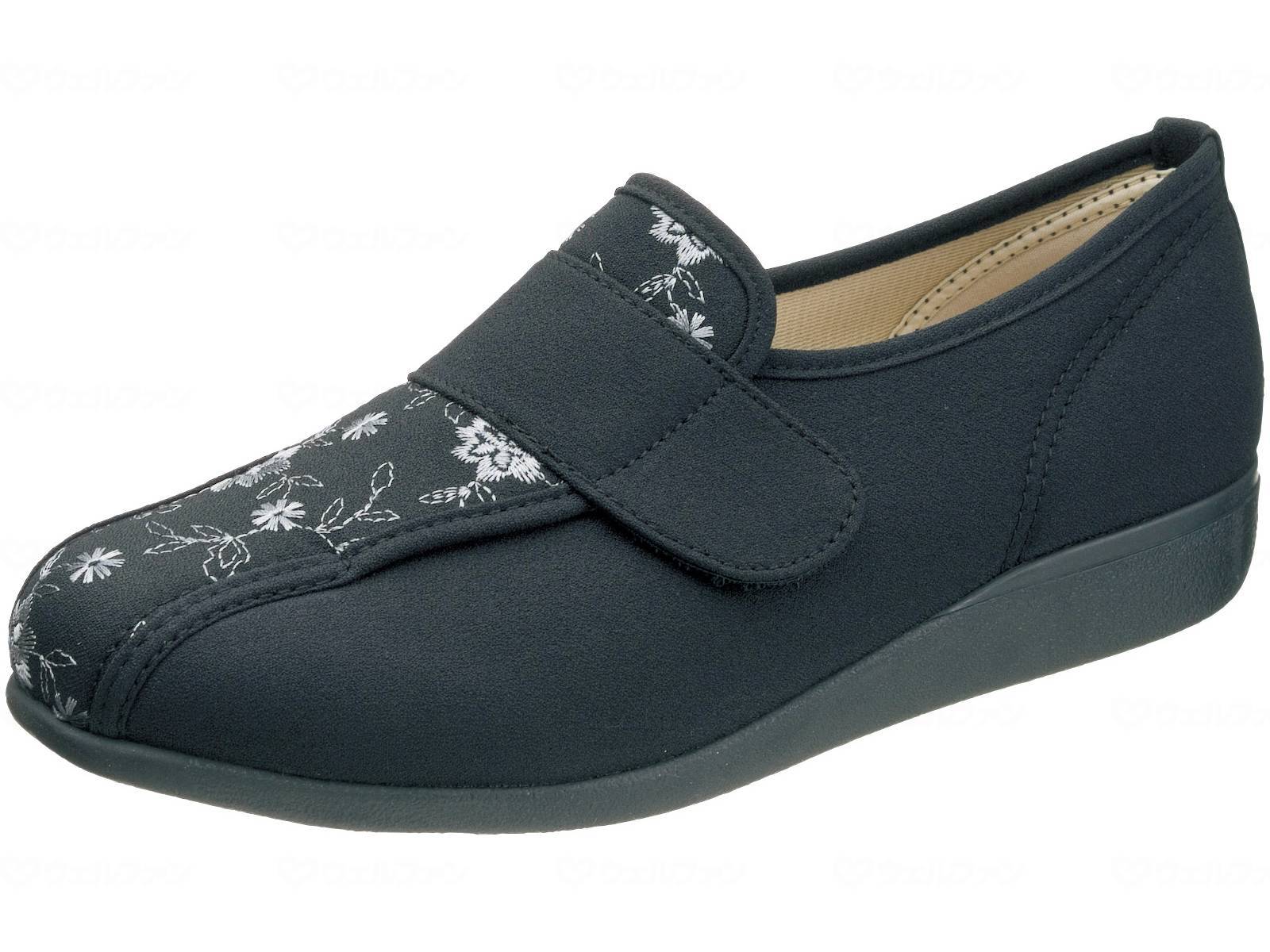 ウェルファン 快歩主義L052/ブラック/25.0cm 1個（ご注文単位1個）【直送品】