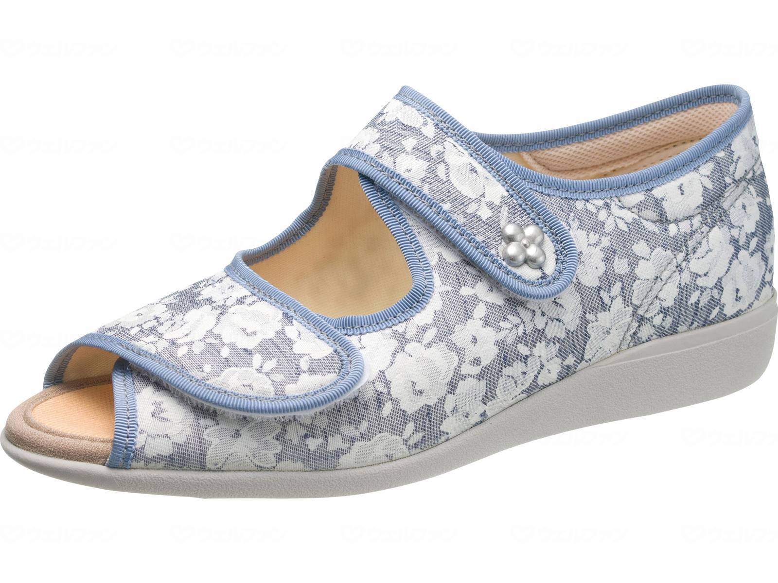 ウェルファン 快歩主義L133SL/ネイビーガラ/23.0cm 1個（ご注文単位1個）【直送品】