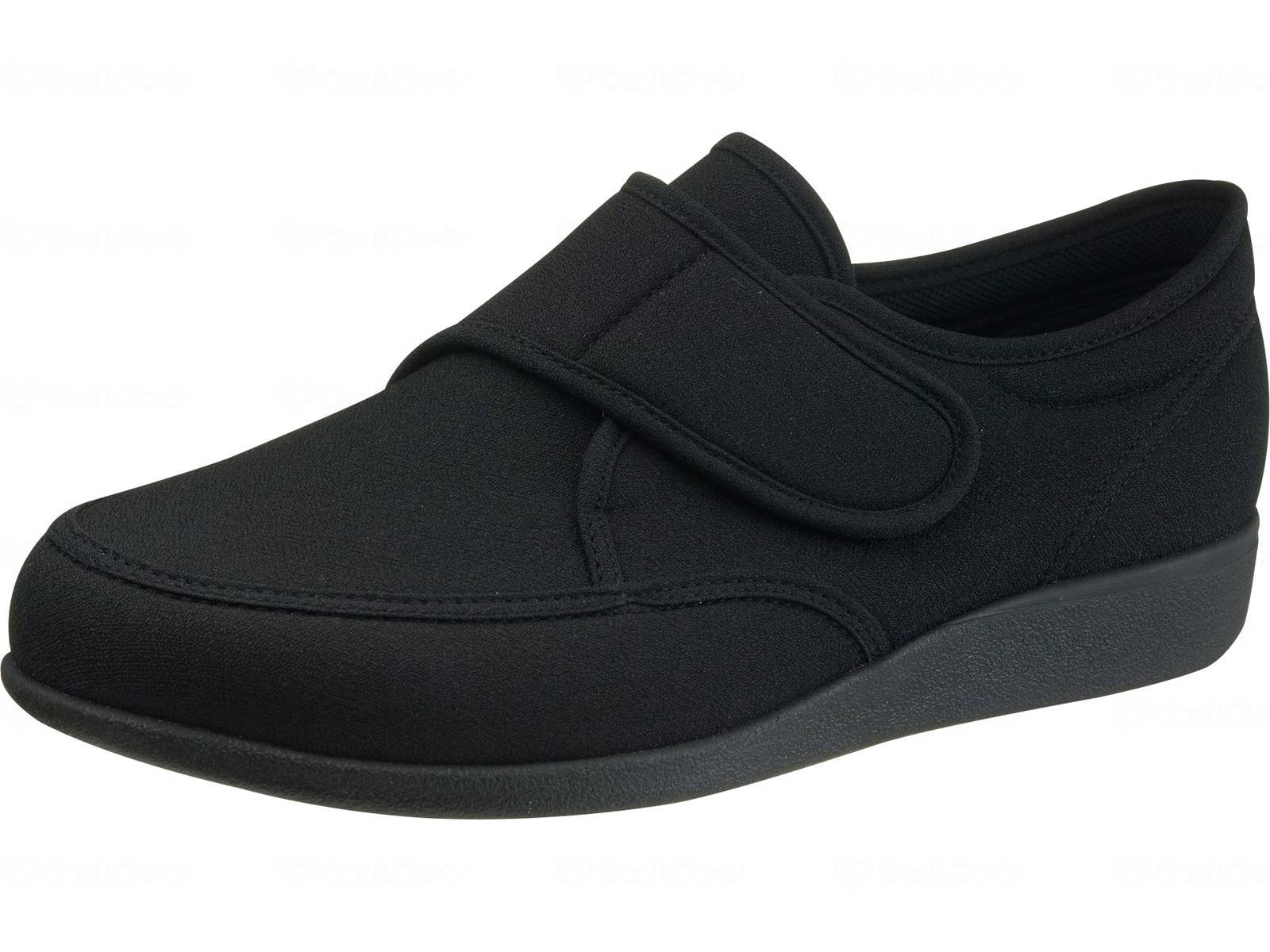 ウェルファン 快歩主義M021/ブラックストレッチ/23.5cm 1個（ご注文単位1個）【直送品】