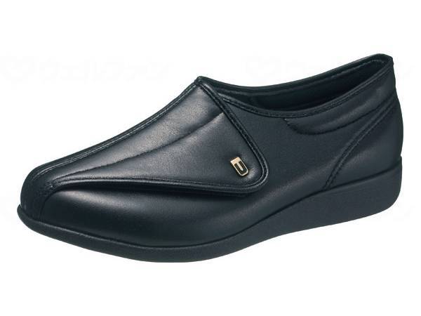 ウェルファン 快歩主義M900/ブラックスムース/25.0cm 1個（ご注文単位1個）【直送品】