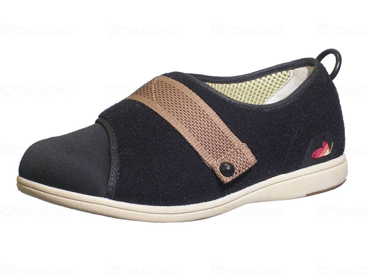 ウェルファン パステル405/ブラックA/24.0cm 1個（ご注文単位1個）【直送品】