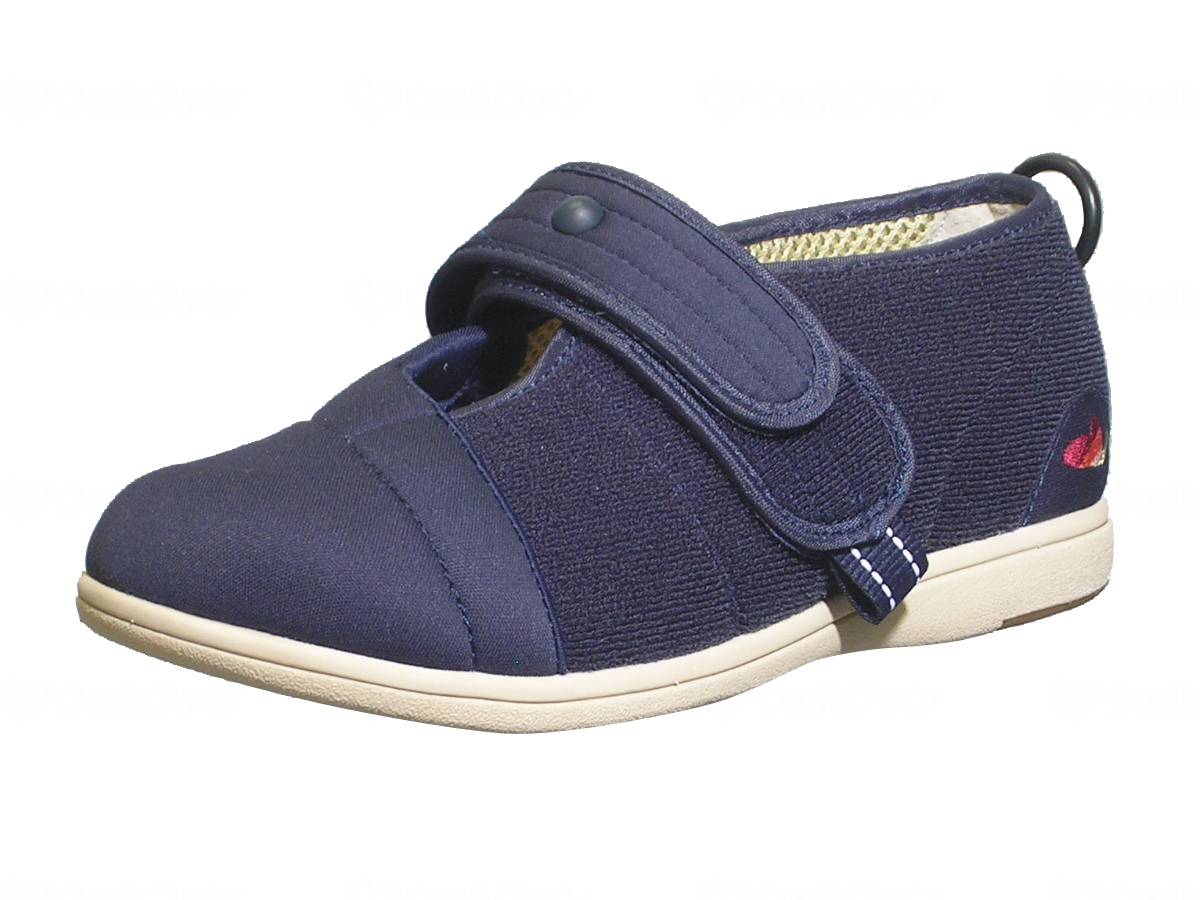 ウェルファン パステル406/ネイビーA/23.0cm 1個（ご注文単位1個）【直送品】