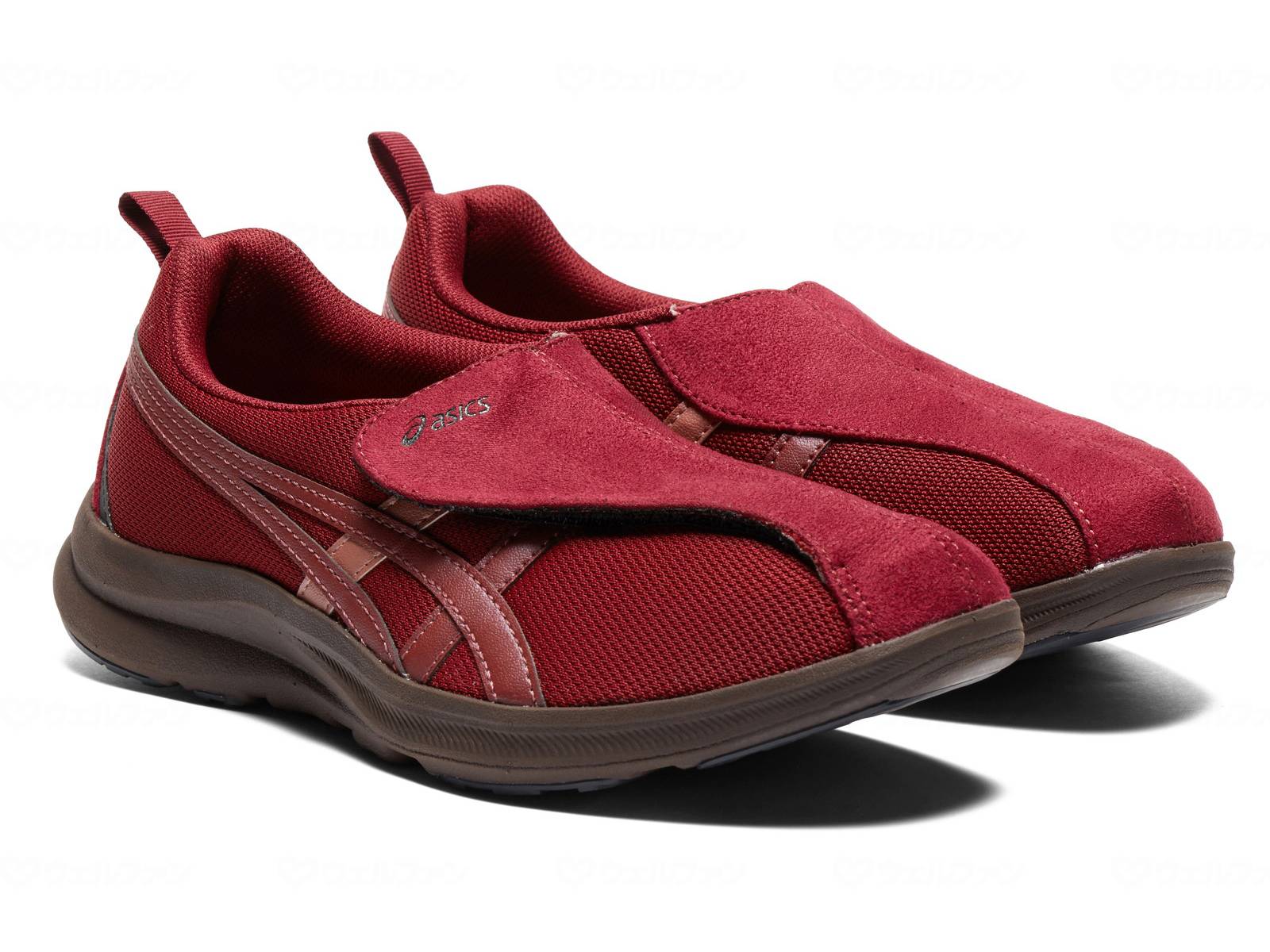 ウェルファン ライフウォーカー 1242A018/ワイン×ラベンダー/22.5cm 1個（ご注文単位1個）【直送品】