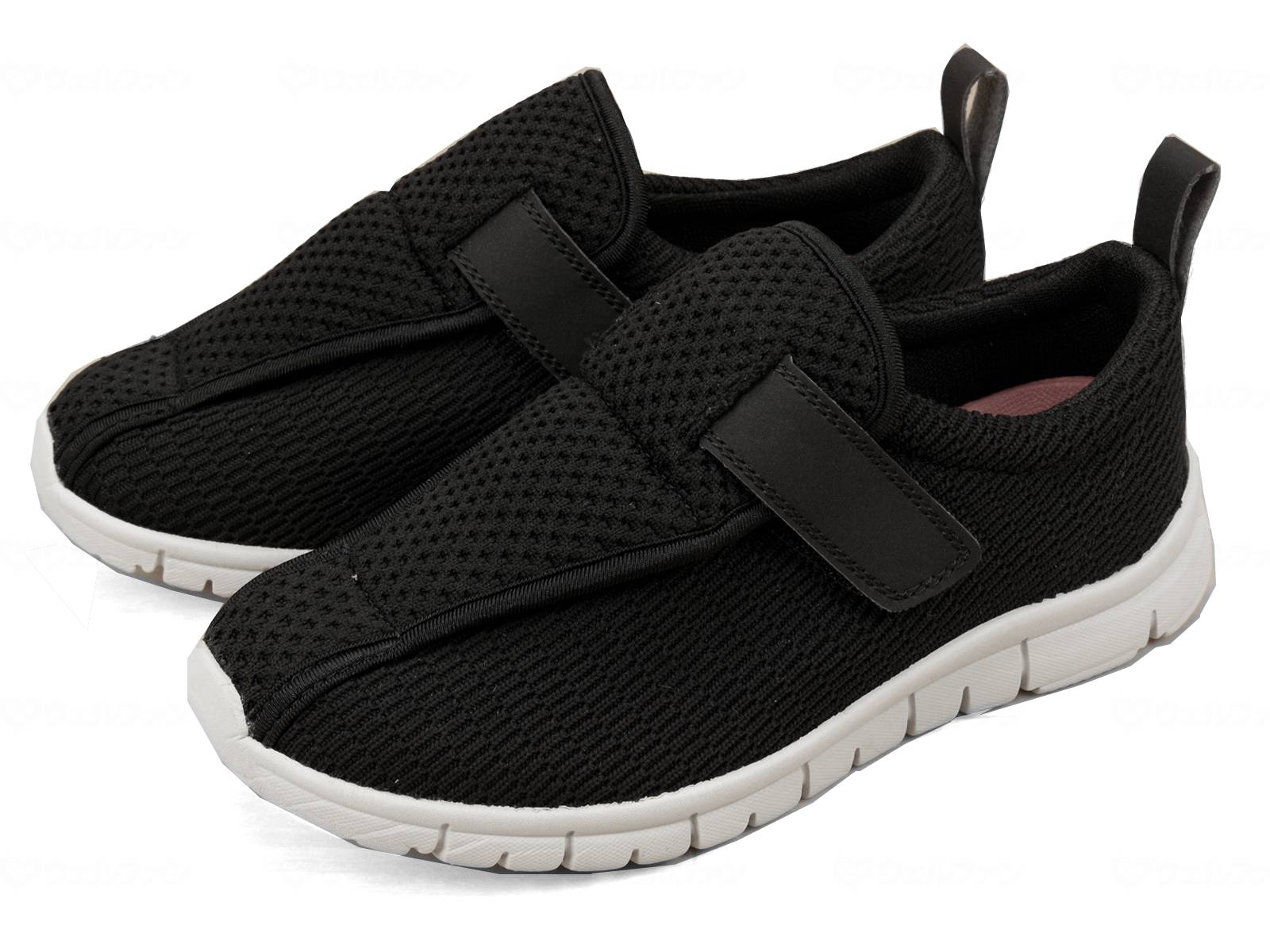 ウェルファン Sai Saiストレッチニットシューズ W760/ブラック/M 1個（ご注文単位1個）【直送品】