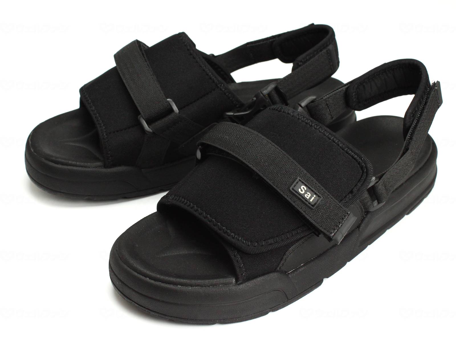 ウェルファン SaiSai ジャストフィットサンダル WG510/ブラック/4L 1個（ご注文単位1個）【直送品】