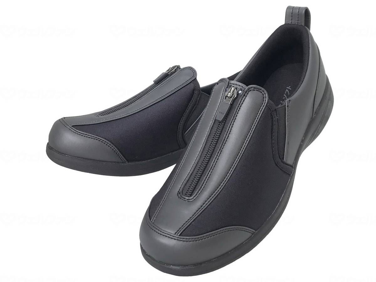 ウェルファン すたこらさんソフト晴66/ブラック/23.0cm 1個（ご注文単位1個）【直送品】