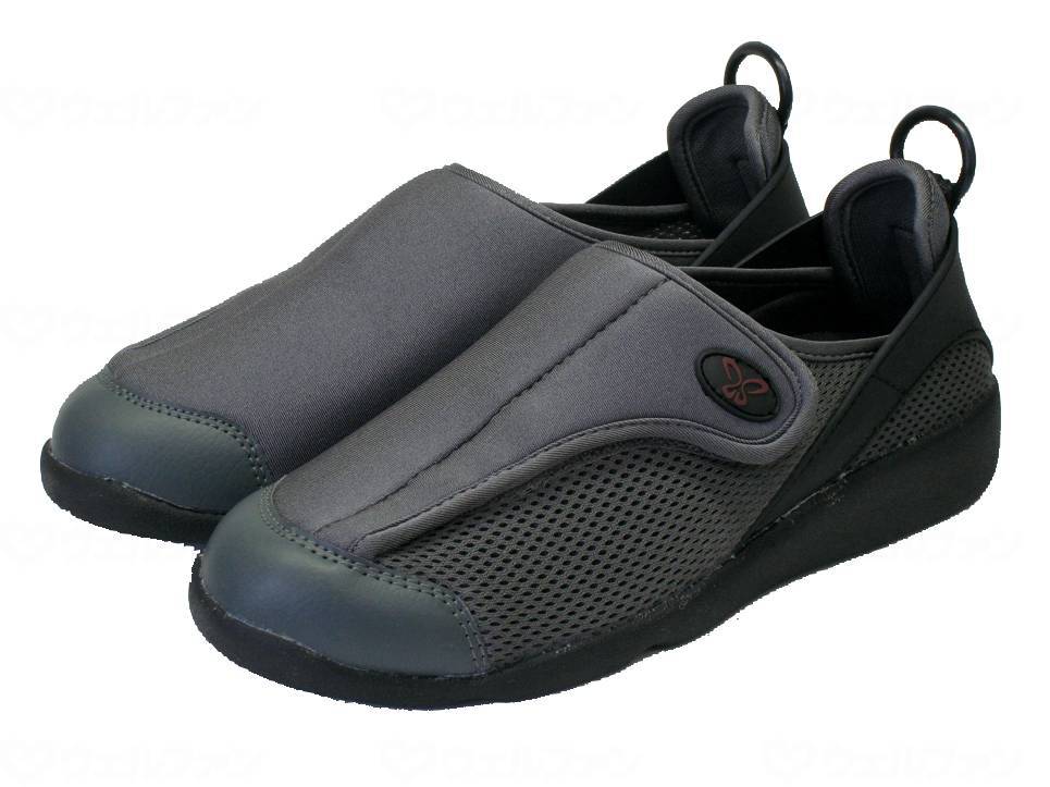 ウェルファン すたこらさんソフト100/グレー/27.0cm 1個（ご注文単位1個）【直送品】