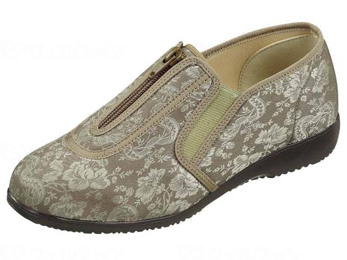 ウェルファン くつろぎエルダーKE329/モカ/24.0cm 1個（ご注文単位1個）【直送品】