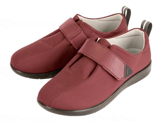 ウェルファン PH転びにくいシューズ つま先有/ワイン/M 1個(ご注文単位1個)【直送品】