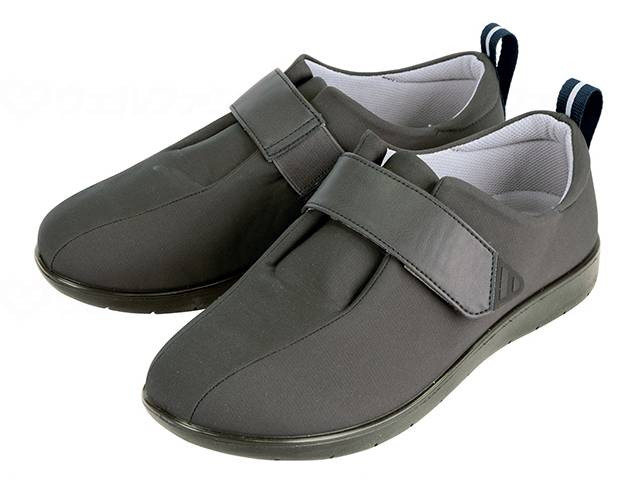 ウェルファン PH転びにくいシューズ つま先有/黒/L 1個(ご注文単位1個)【直送品】